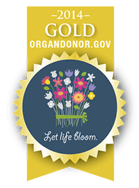 USDHHS Recognition for Organ Donation Enrollment