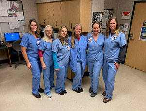 The Outpatient Surgery Area team